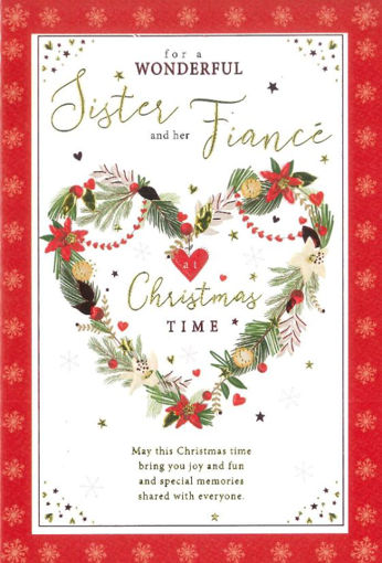 Picture of WONDERFUL SISTER & HER FIANCE CHRISTMAS CARD